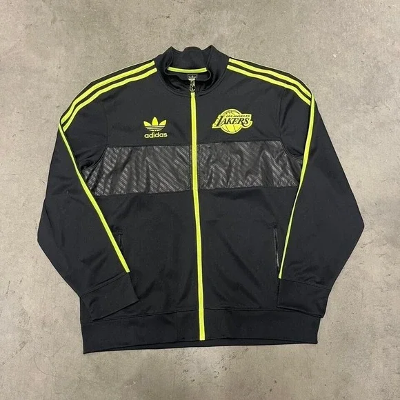 Y2K Adidas Los Angeles Lakers zip up Track Jacket - Picture 6 of 8